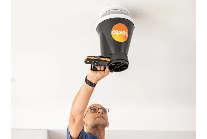 Testo 417 Set 2 – Pervane Anemometre + Huniler + Akış Doğrultucu | 0563 2417