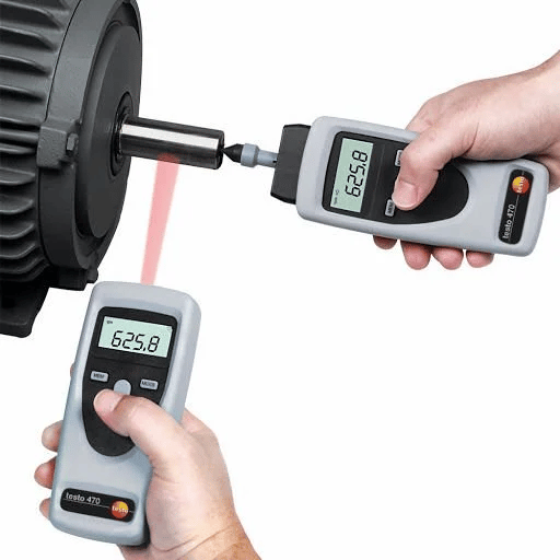 Testo 470 Takometre – Optik ve Mekanik Devir (RPM) Ölçüm Cihazı | 0563 0470