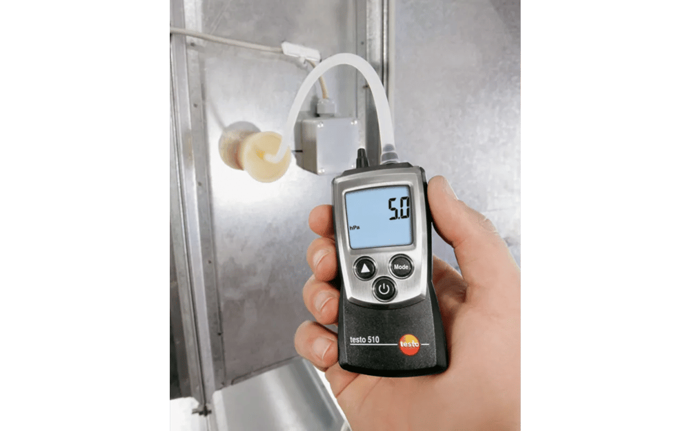 Testo 510 Set – Fark Basınç Ölçüm Cihazı | 0563 0510 | 0–100 hPa Dijital Ölçüm
