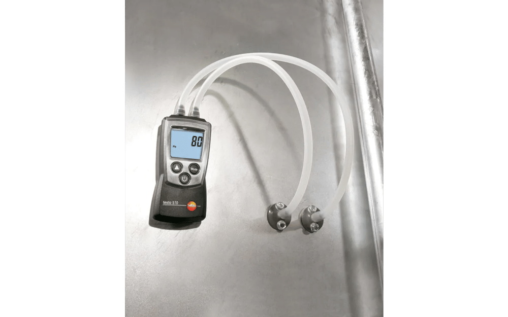 Testo 510 Set – Fark Basınç Ölçüm Cihazı | 0563 0510 | 0–100 hPa Dijital Ölçüm
