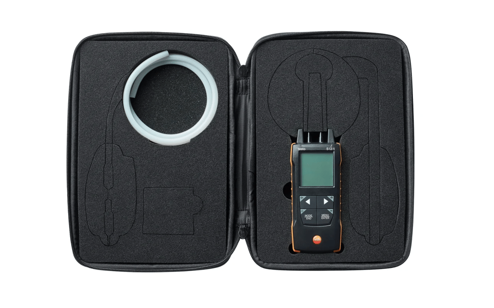 Testo 512-2 – App Bağlantılı Dijital Fark Basınç Ölçer | 0563 2512 | 0–2000 hPa