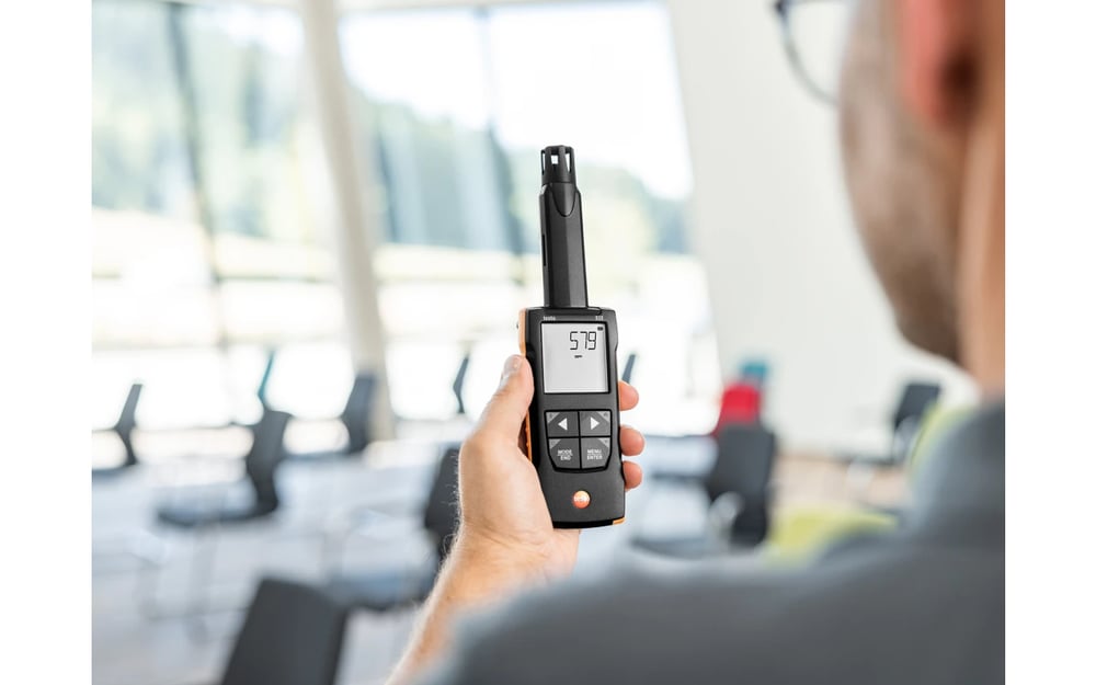Testo 535 CO2 Ölçer – App Bağlantılı Dijital CO₂ Ölçüm Cihazı | 0563 0535
