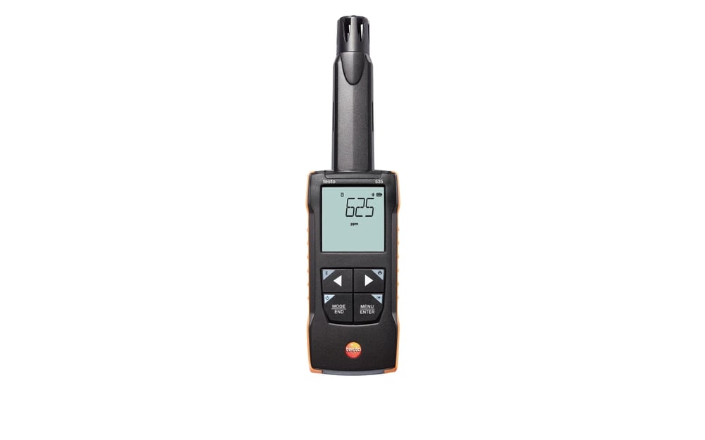 Testo 535 CO2 Ölçer – App Bağlantılı Dijital CO₂ Ölçüm Cihazı | 0563 0535