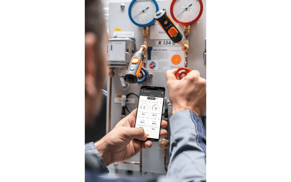 Testo 549i – Yüksek Basınç Ölçüm Cihazı | HVAC & Soğutma Sistemleri | Kablosuz Basınç Ölçümü | Bluetooth | 0560 2549 02
