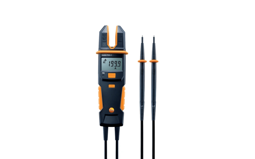 Testo 755-1 Akım/Voltaj Test Cihazı | 6–600 V / 0,1–200 A | 0590 7551