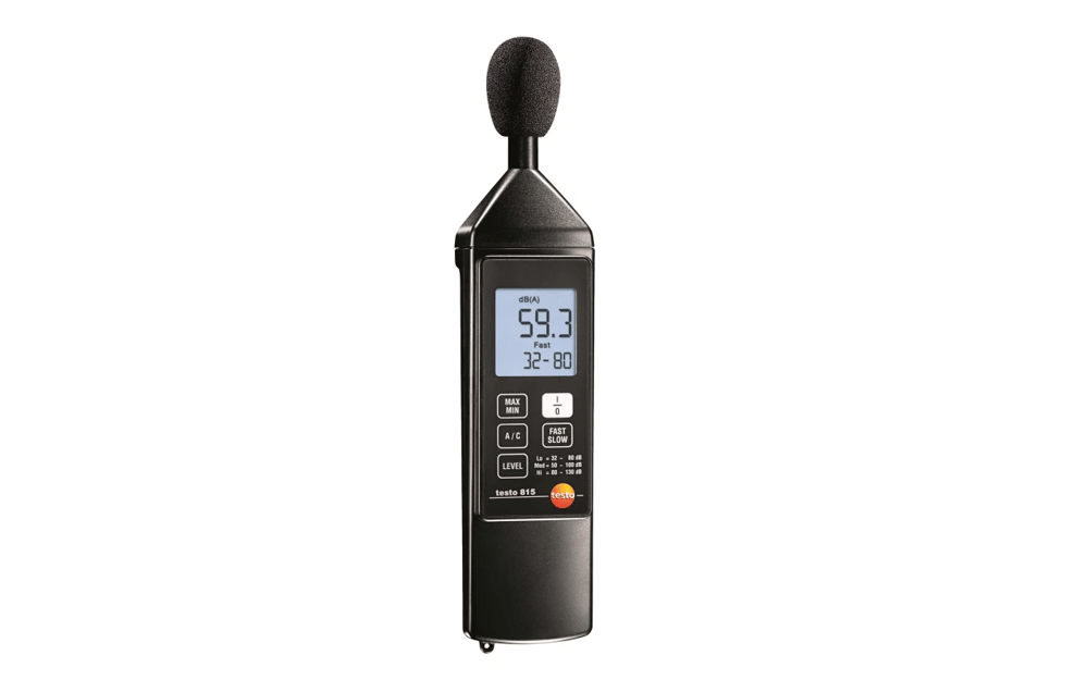 Testo 815 Gürültü Seviyesi Ölçüm Cihazı – Ses Seviyesi Ölçer | 0563 8155 | Testo Türkiye | endustrio.com
