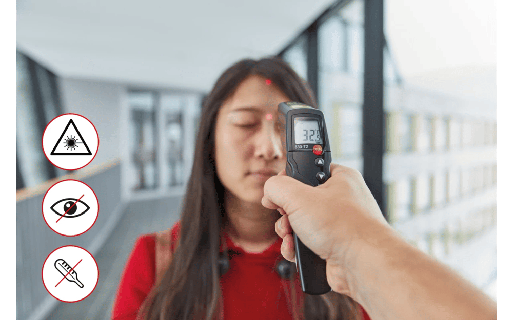 testo 830-T2 Seti – Alarmlı Infrared Termometre | 0563 8312 | testo Türkiye