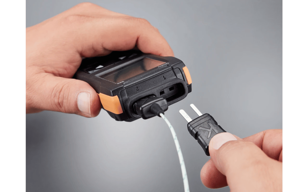 Testo 922 – App Bağlantılı Fark Sıcaklık Ölçer | Çift K Tipi Termokupl | 0563 0922