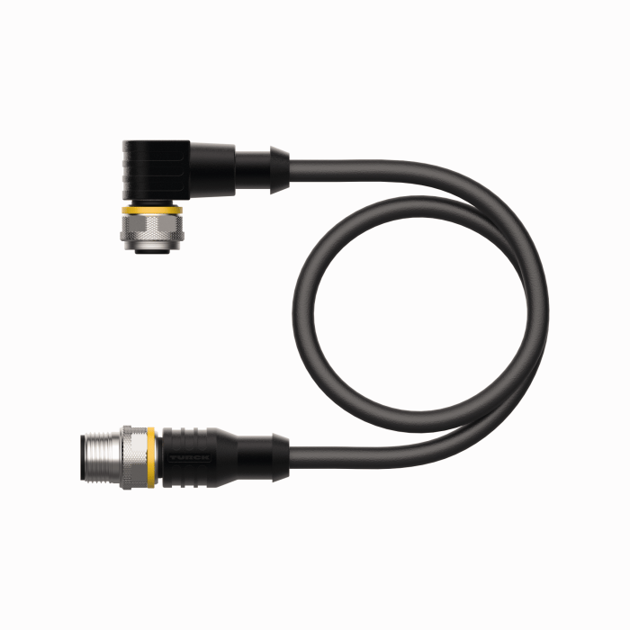 Turck WKC4.4T-5/TXL | M12 Dişi Açılı Sensör/Aktüatör Kablosu