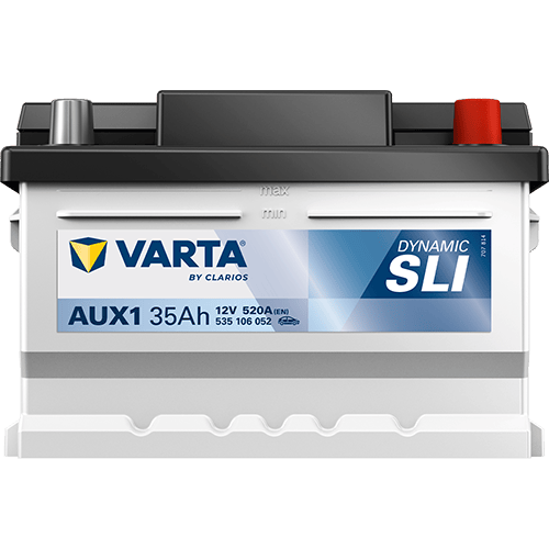 VARTA Dynamic AUX 12V 35Ah 520 A – Start-Stop ve xEV Küçük Akü