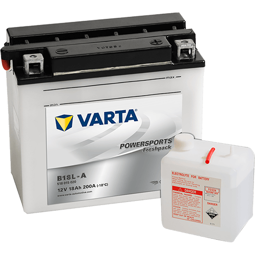 VARTA Powersports Freshpack 12V 18Ah 200A – B18L-A | Motosiklet & Hafif Araç Aküsü