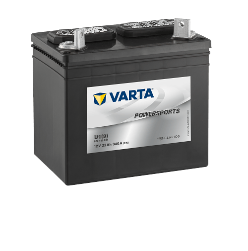 VARTA Powersports Gardening 12V 22Ah 340A – U1 | Bahçe Traktörü & Tarım Makinesi Aküsü