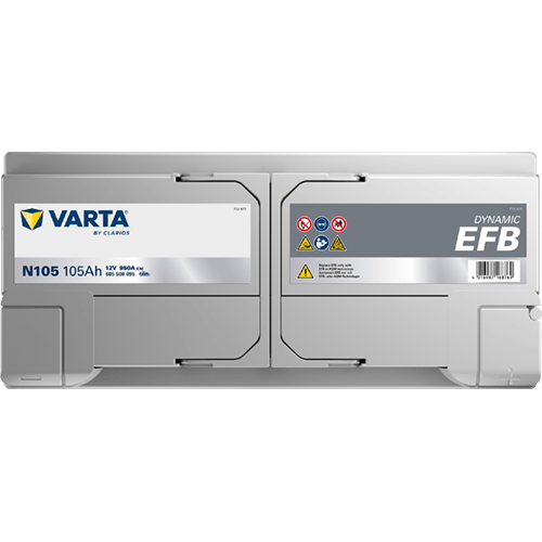 VARTA ProMotive AGM 12 V 105 Ah 950 CCA Start-Stop Akü