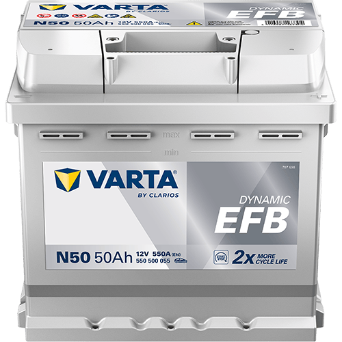 VARTA ProMotive EFB 12 V 50 Ah 550 A Start-Stop Akü