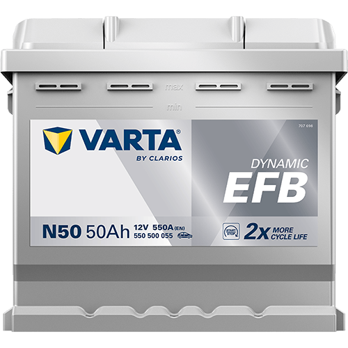 VARTA ProMotive EFB 12 V 50 Ah 550 A Start-Stop Akü