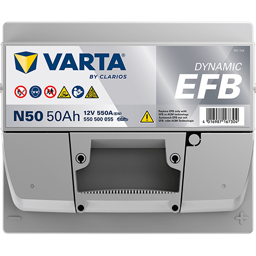 VARTA ProMotive EFB 12 V 50 Ah 550 A Start-Stop Akü