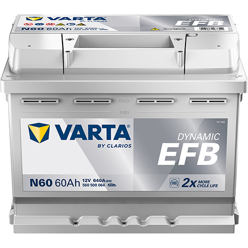 VARTA ProMotive EFB 12 V 60 Ah 640 A CCA Start-Stop Akü