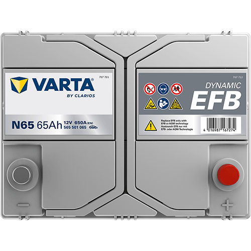 VARTA ProMotive EFB 12 V 65 Ah 650 CCA Start-Stop Akü N65