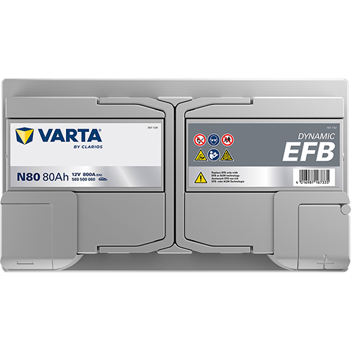 VARTA ProMotive EFB 12V 80Ah 800 CCA  Start-Stop Akü