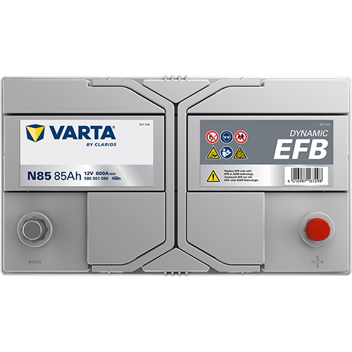VARTA ProMotive EFB 12V 85Ah 800 CCA  Start-Stop Akü
