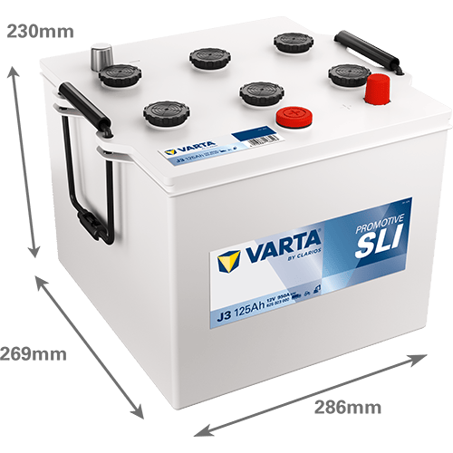 VARTA ProMotive SLI 12V 125Ah 950 A – Ağır Ticari Akü | J3