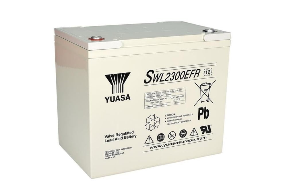 Yuasa SWL 2300EFR model 12 Volt 80 Ah  Kuru Akü