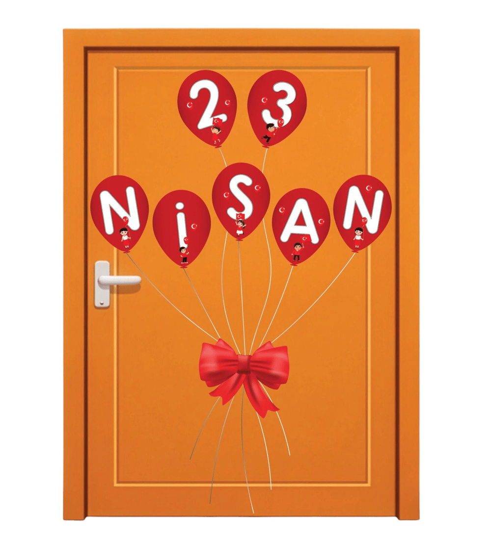 23 NİSAN KAPI SÜSÜ