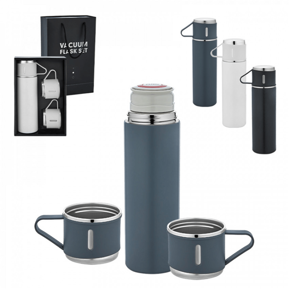 5337 ÇELİK 3 LÜ TERMOS SET 500 ML