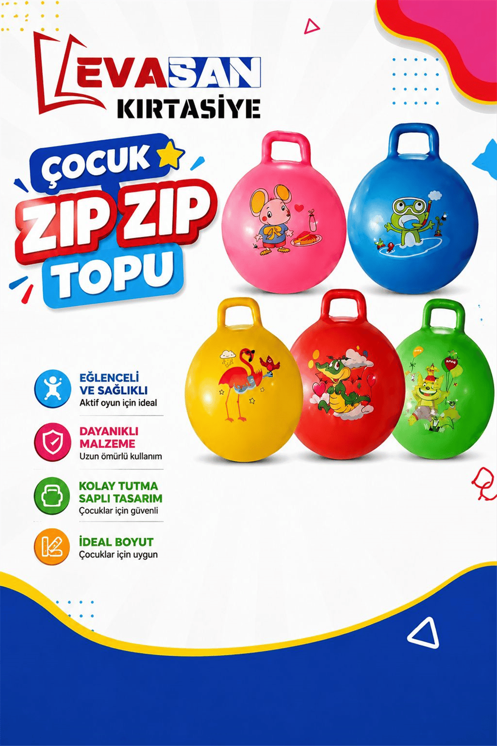 55 CM ÇOCUK ZIP ZIP TOPU