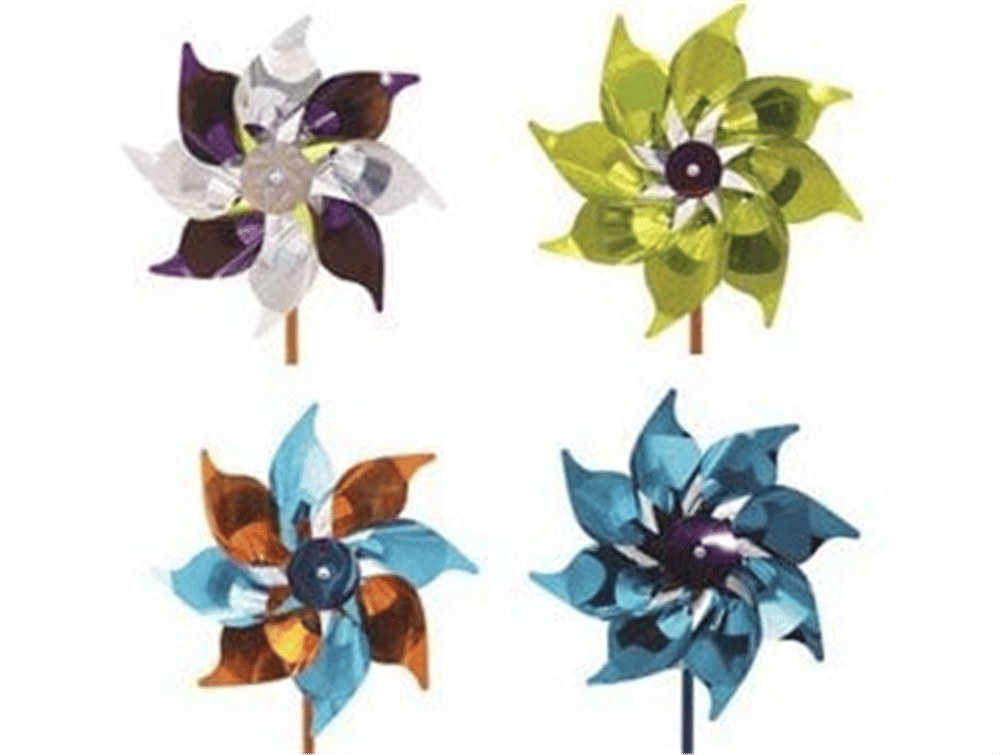 80196 RÜZGAR GÜLÜ HOLOGRAMLI 18 CM 8 KANATLI *50