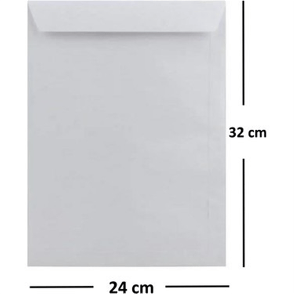 A4 24X32 1.HAMUR BEYAZ TORBA ZARF 100 LÜ PK.