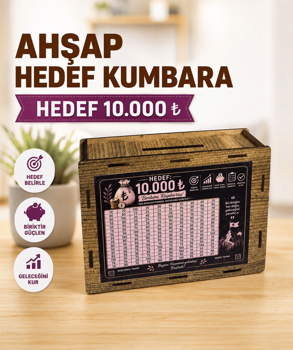 AHŞAP HEDEF KUMBARA