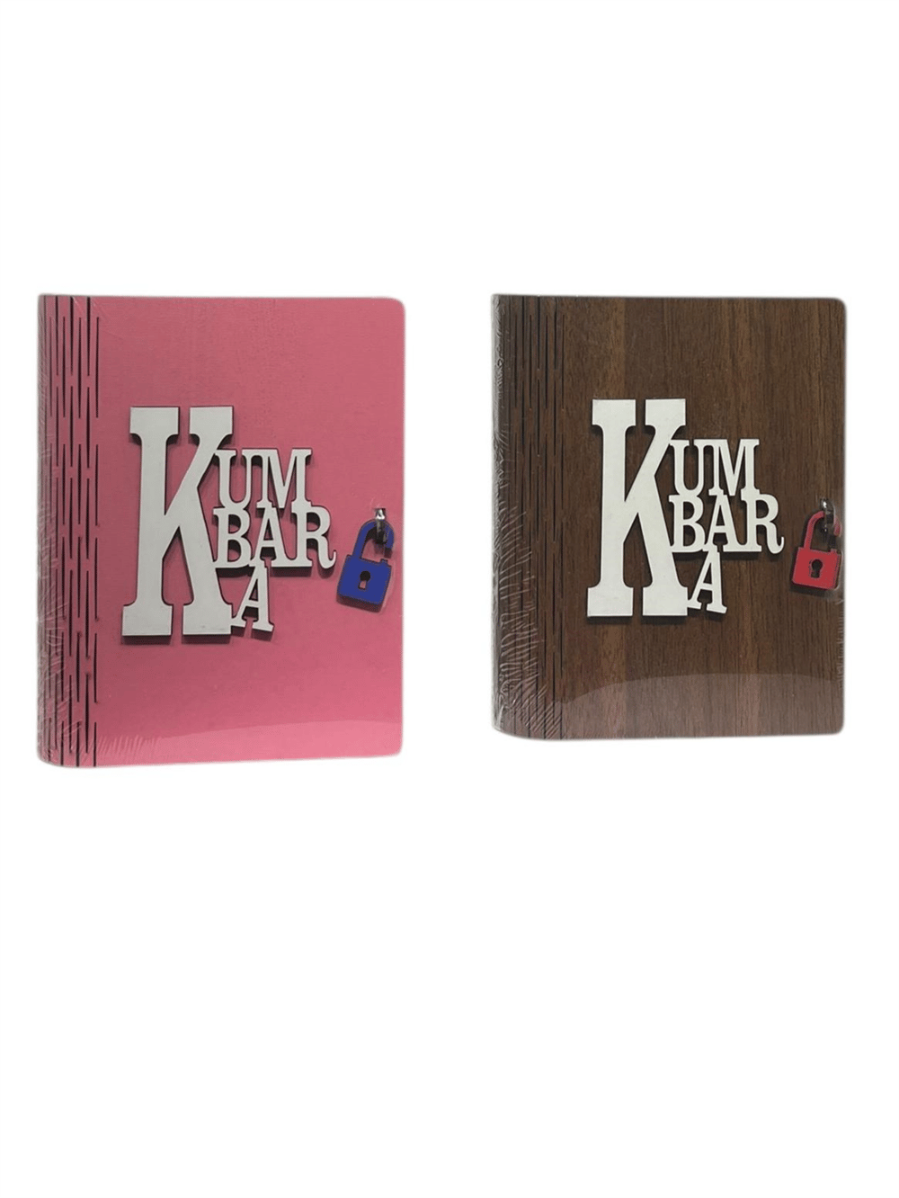 AHŞAP KİTAP KUMBARA AHŞAP KİLİT