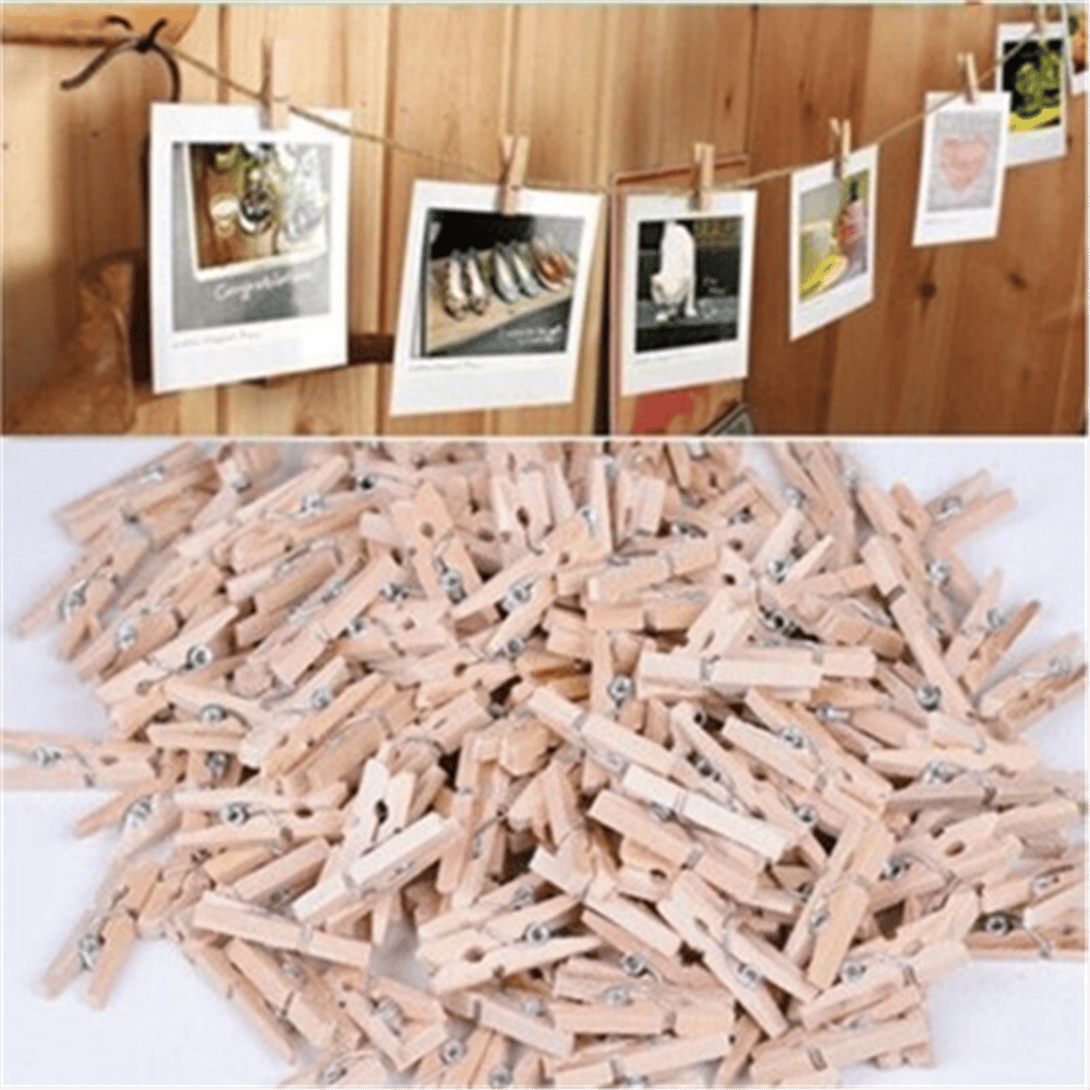 AHŞAP MİNİ MANDAL 50 Lİ PAKET
