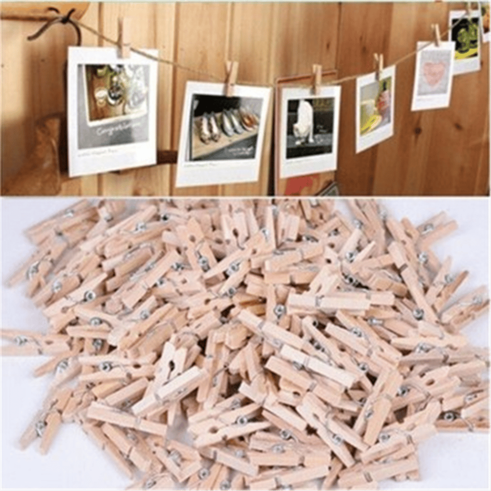 AHŞAP MİNİ MANDAL 50 Lİ PAKET