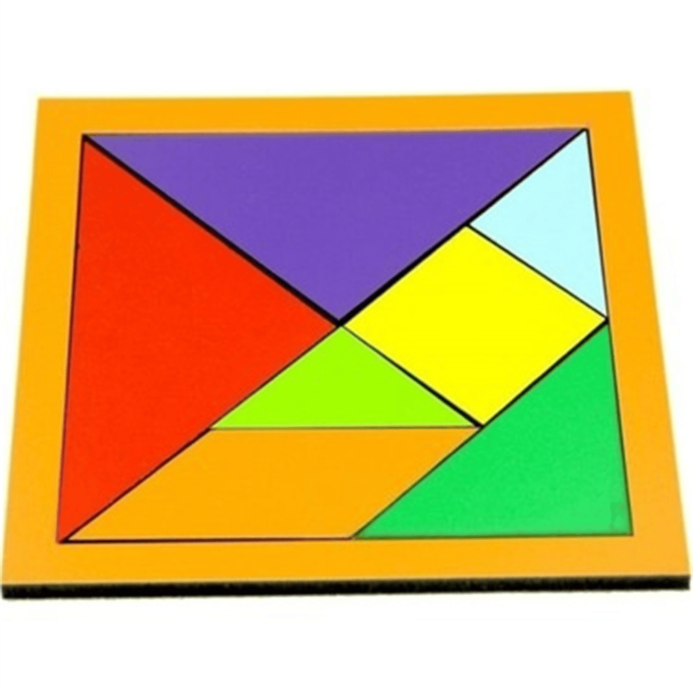 AHŞAP PUZZLE TANGARAM 11,5*11,5