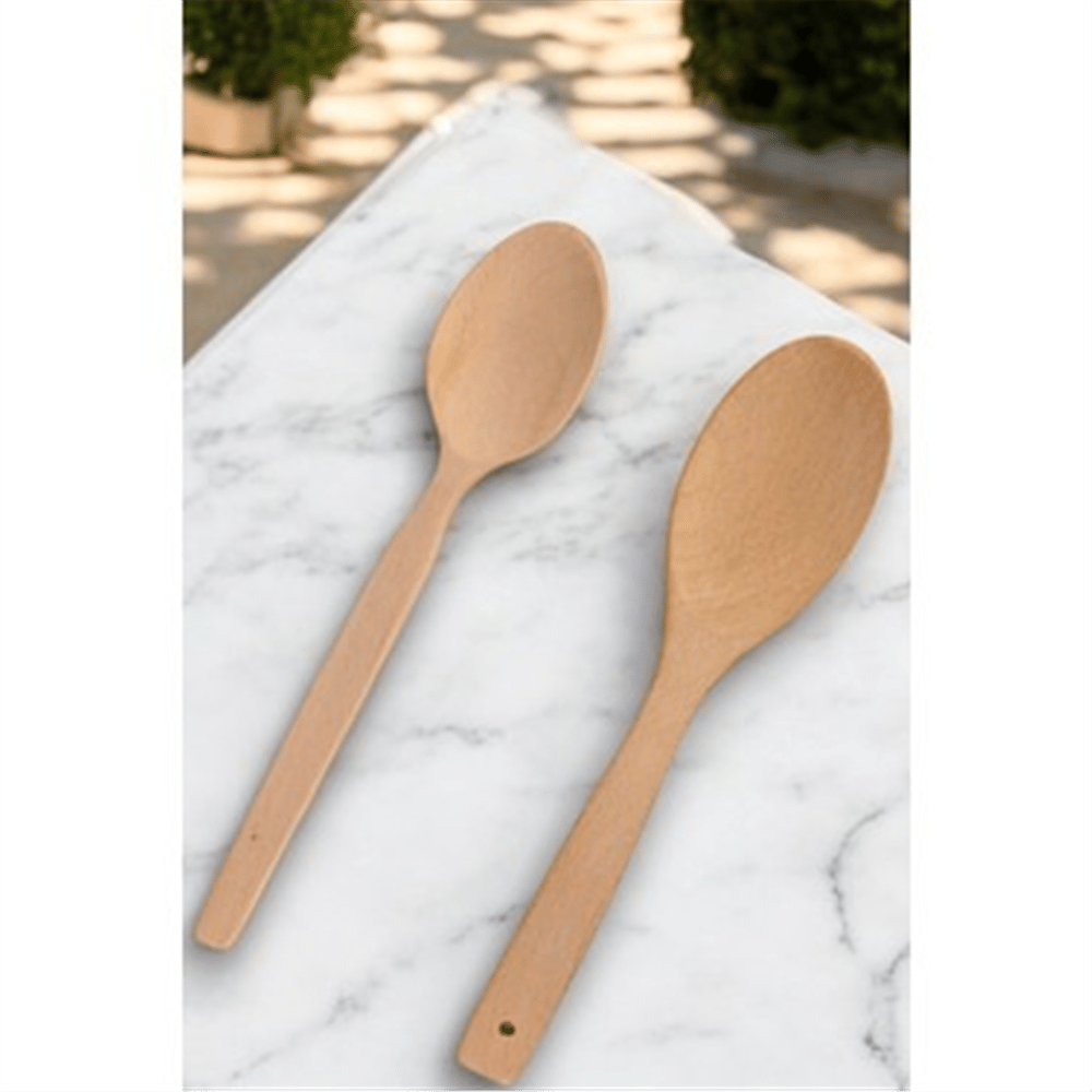 AHŞAP1108  KAŞIK 20 CM. 2 Lİ