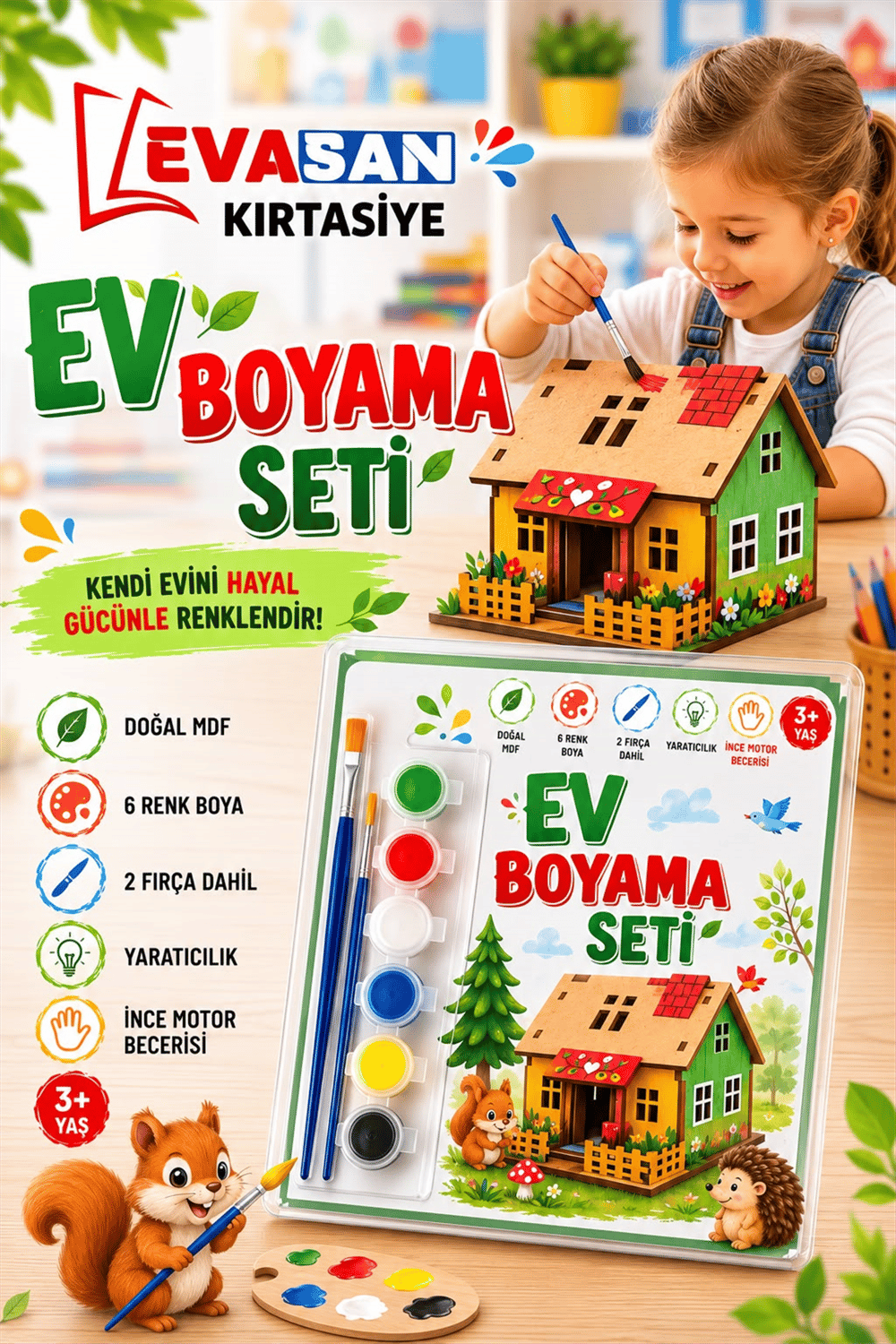 ALG-6011 EV AHŞAP BOYAMA SETİ 