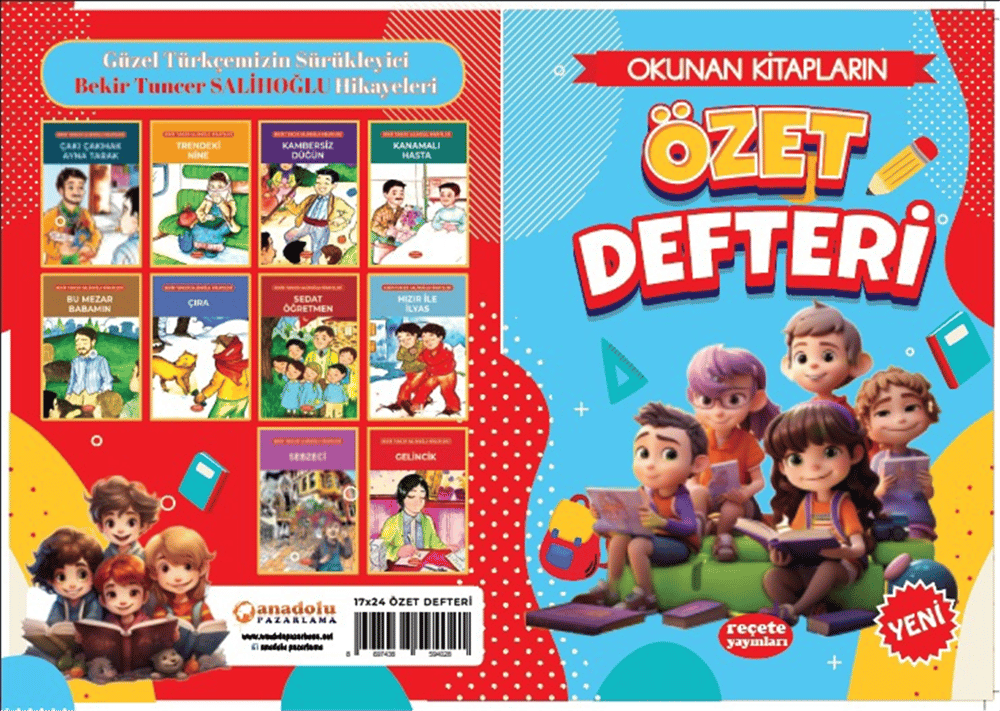 ANADOLU ÖZET DEFTERİ 17*24  12Lİ