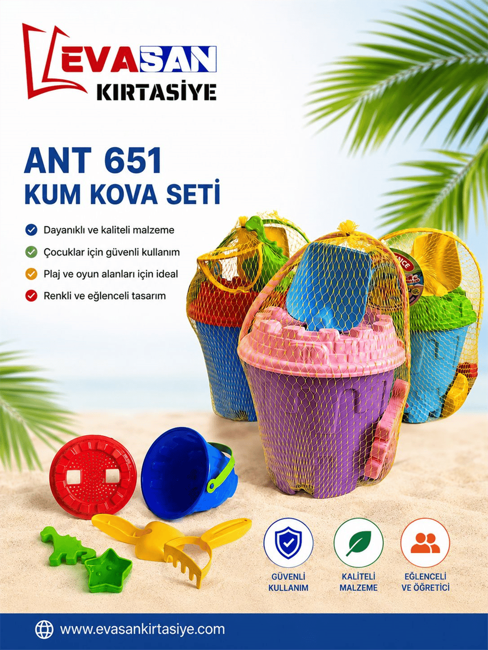 ANT 651 KUM KOVA SETİ *36