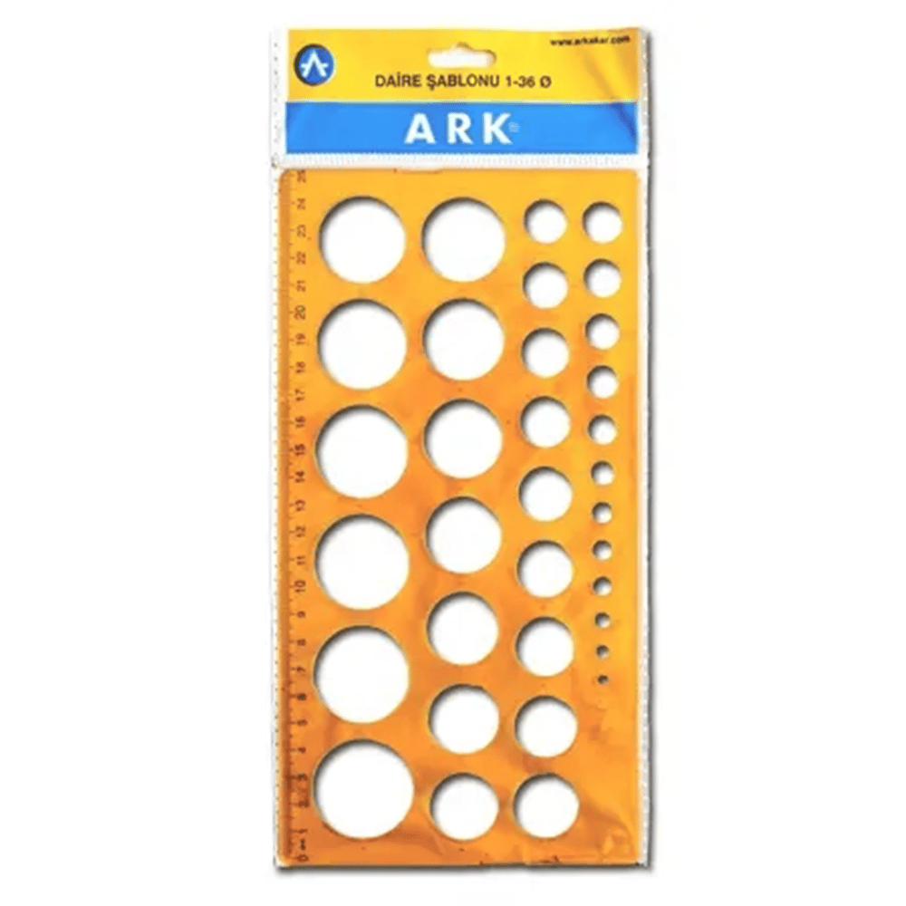 ARK 085 DAİRE ŞABLONU 1/36 24 LÜ PK. *360