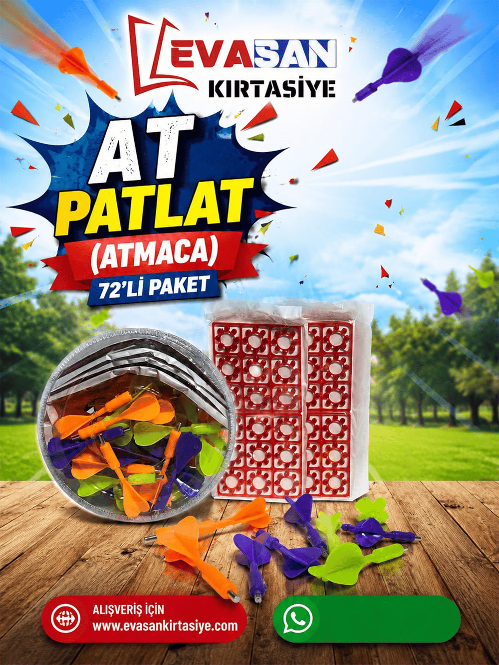 AT PATLAT (ATMACA) OYUNU PK:72 Lİ