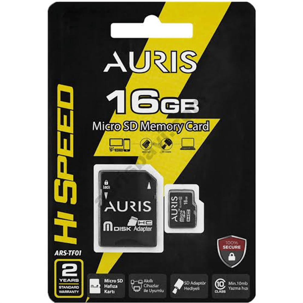 AURIS 16 GB MICRO SD HAFIZA KARTI 