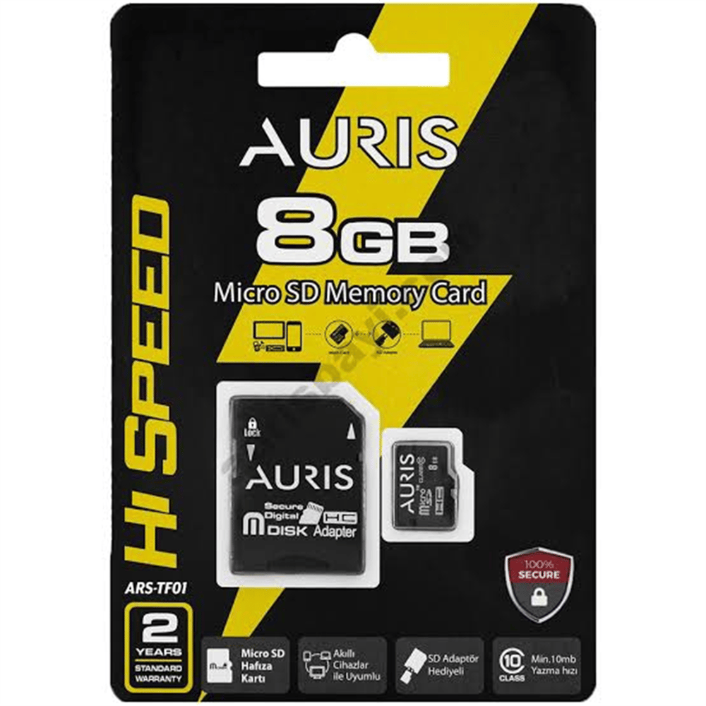 AURIS 8 GB MICRO SD HAFIZA KARTI 