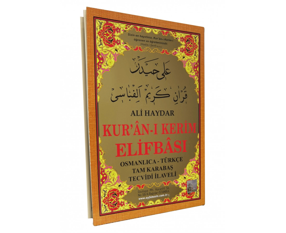 AYFA 046 TAM KARABAŞ TECVİDLİ ALİ HAYDAR LİFBASI