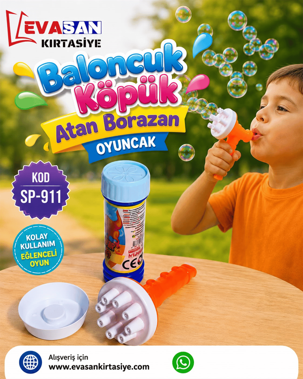 BALONCUK KÖPÜK ATAN BORAZAN OYUNCAK