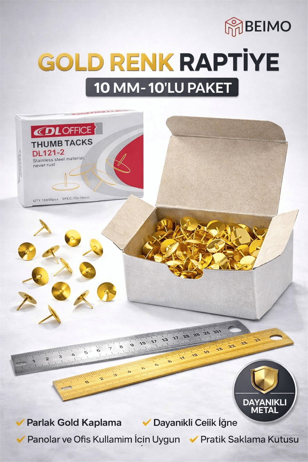 BEİMO GOLD RAPTİYE 10 MM PK:10 LU