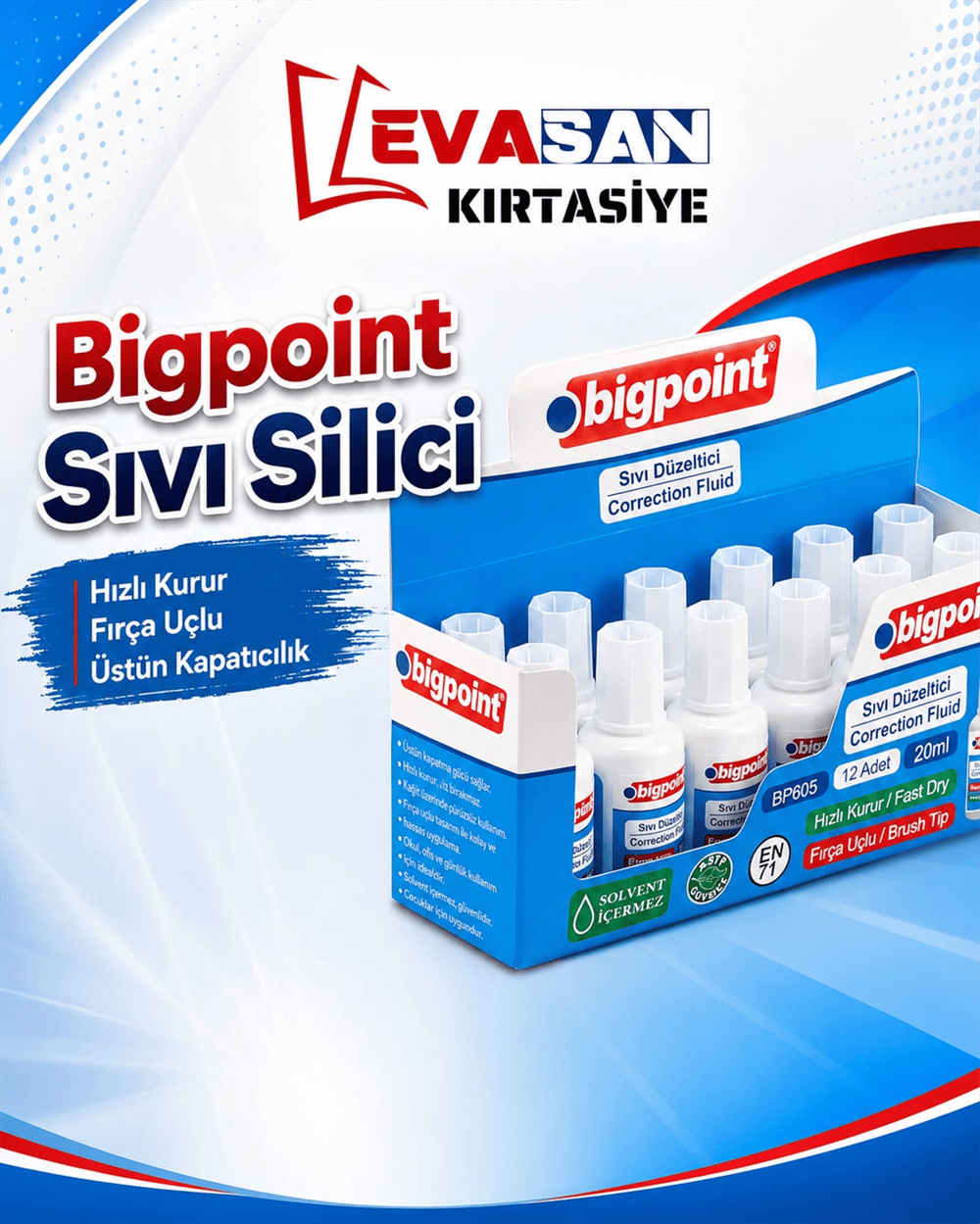BİGPOİNT SIVI SİLİCİ 12 Lİ PAKET 