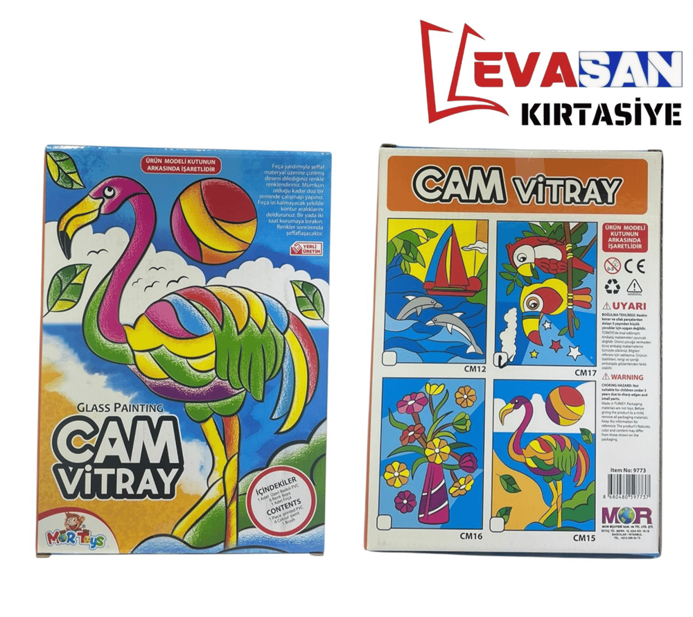 CAM VİTRAY BOYAMA SETİ KOD: 9773