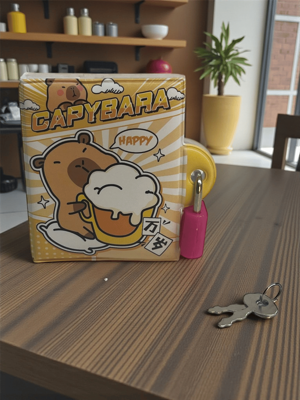 ÇNR 315 CAPYBARA MİNİ COMBİ 24 LÜ LOCK KİLTLİ DEFTER